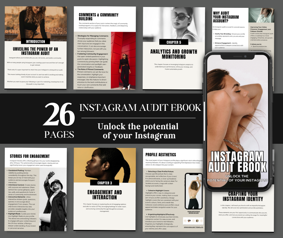 Instagram Audit Ebook with MRR