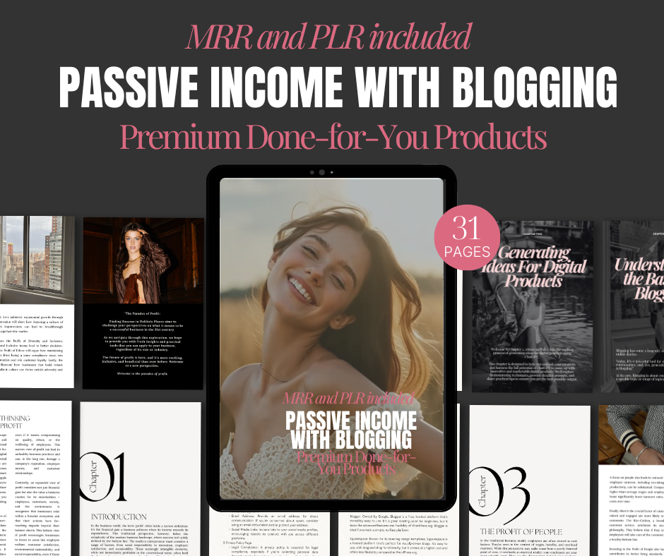 Generate Passive Income with Blogging by Compass Point Digital, an in-depth guide to creating and monetizing a blog for sustainable income, perfect for aspiring bloggers, entrepreneurs, and content creators aiming to build a profitable online presence.