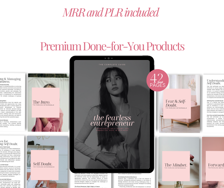 The Fearless Entrepreneur Ebook