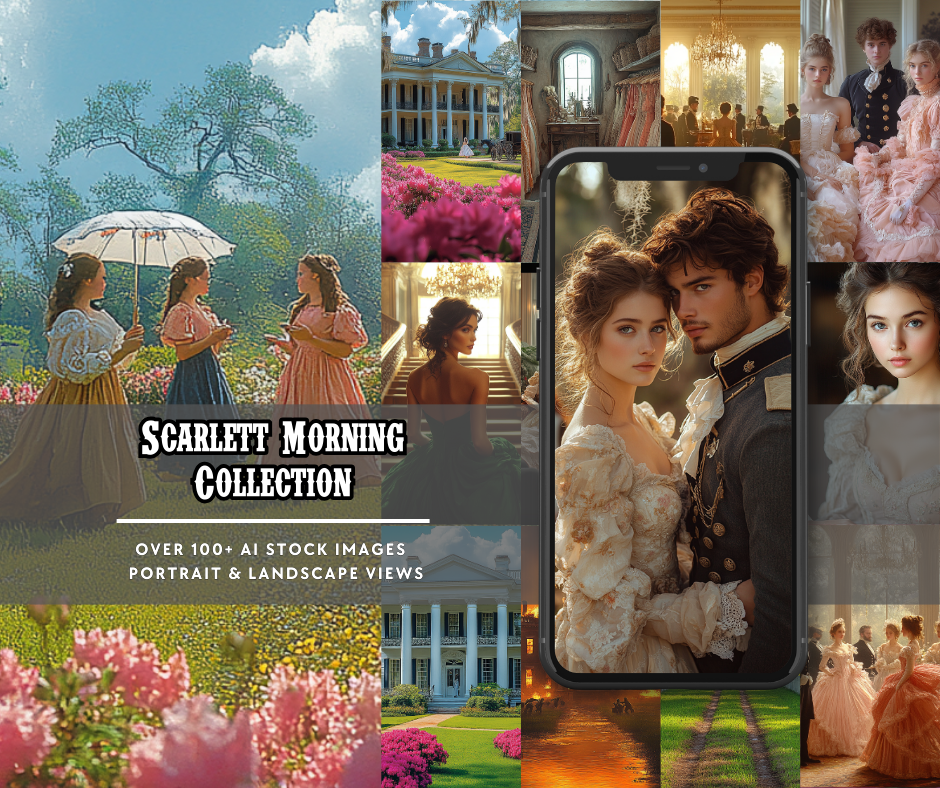 Scarlett Morning 100+ AI Stock Image Collection