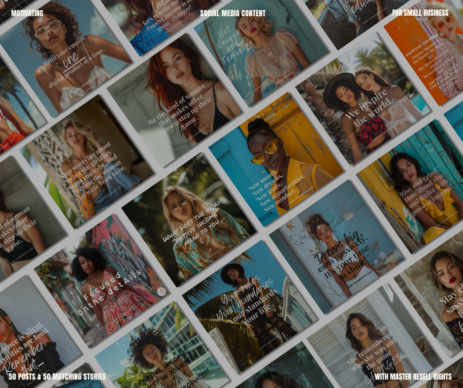 Empowering Women Social Media Content Pack