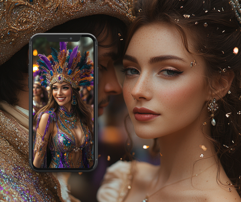 Comprehensive AI-generated image collection featuring authentic Mardi Gras celebrations and historic New Orleans architecture, including masked revelers, ornate buildings, French Quarter scenes, and carnival festivities. Perfect for tourism, marketing, and digital content creation with full commercial rights included.