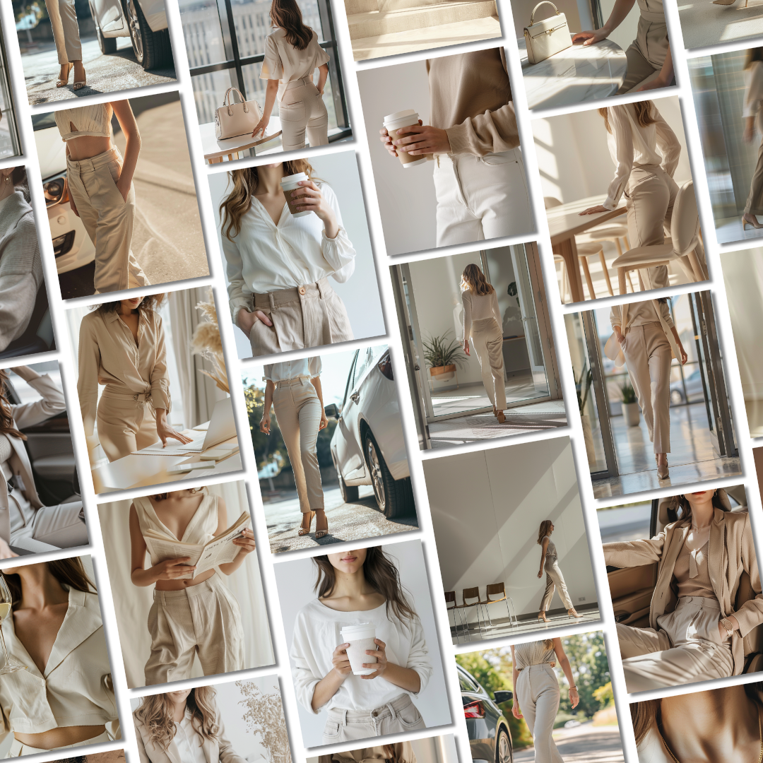Neutral Business Woman Aesthetic Collection