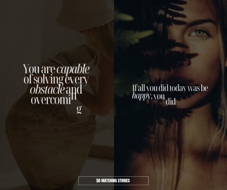 Positive Mindset & Encouragement Social Media Content