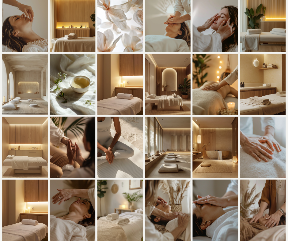 Energy Healing Aesthetic Stock AI Images