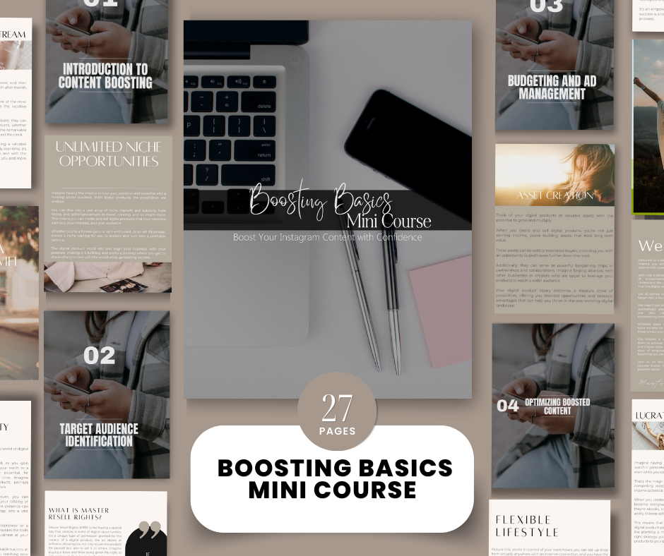 Collection of digital course mockups showcasing modules such as 'Branding Basics' and 'Email Marketing,' emphasizing the bundle's comprehensive content.