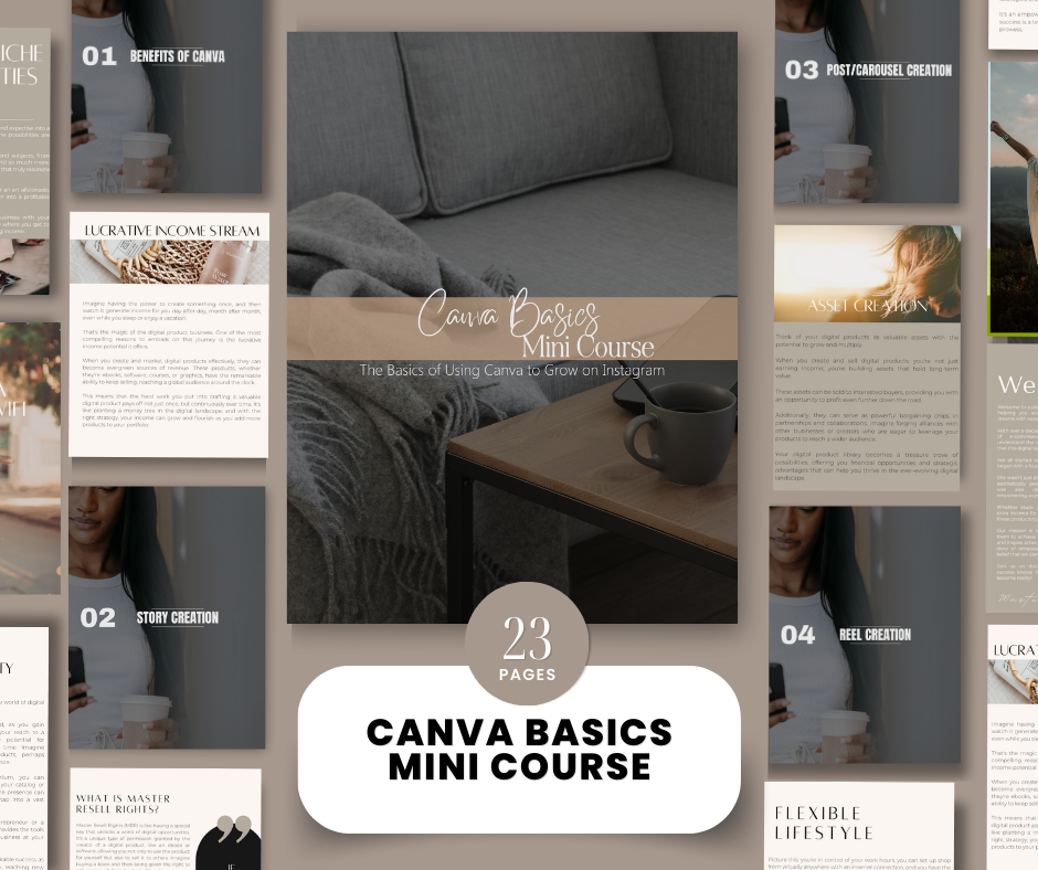 Marketing image for the 9-course digital bundle, featuring visual elements of courses such as 'Digital Marketing 101' and 'Email Marketing,' tailored for aspiring marketers.