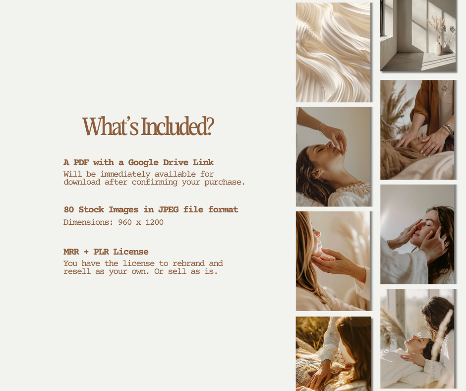 Energy Healing Aesthetic Stock AI Images