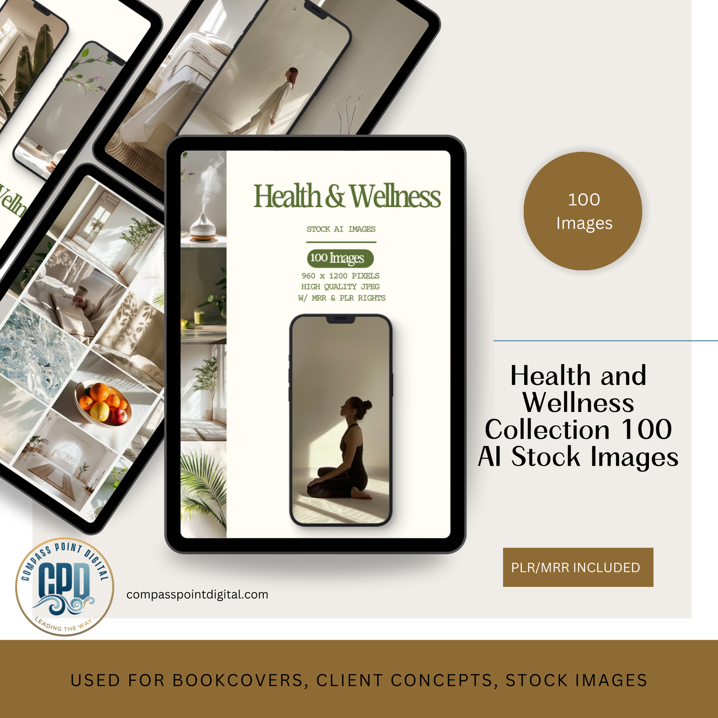 100 Health and Wellness AI Stock Images