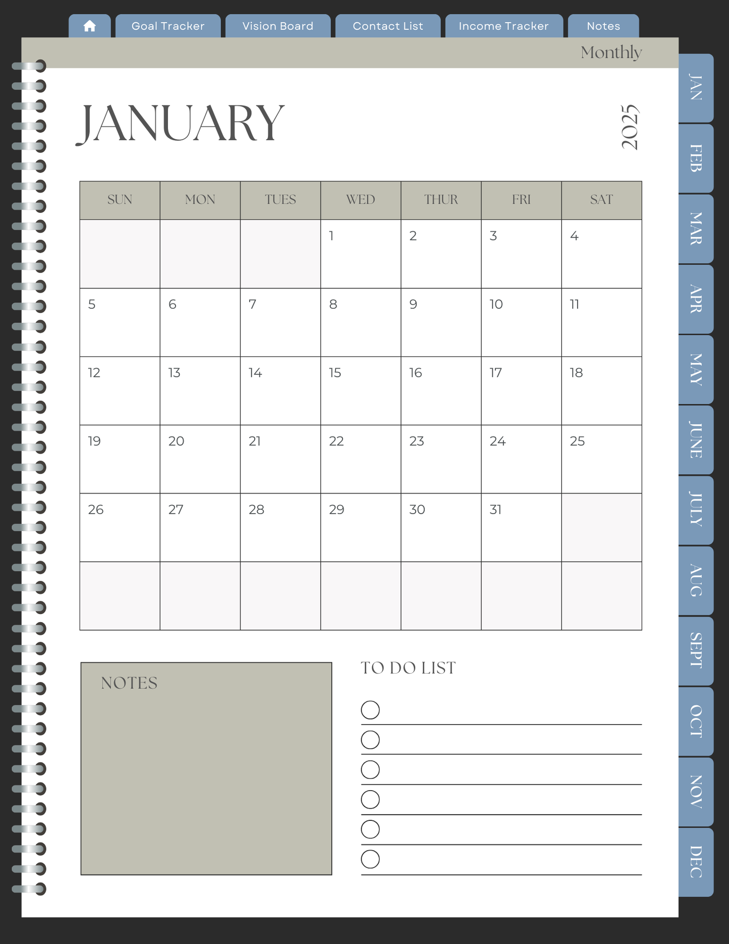 1970 Plymouth HEMI Cuda 2025 Digital Planner