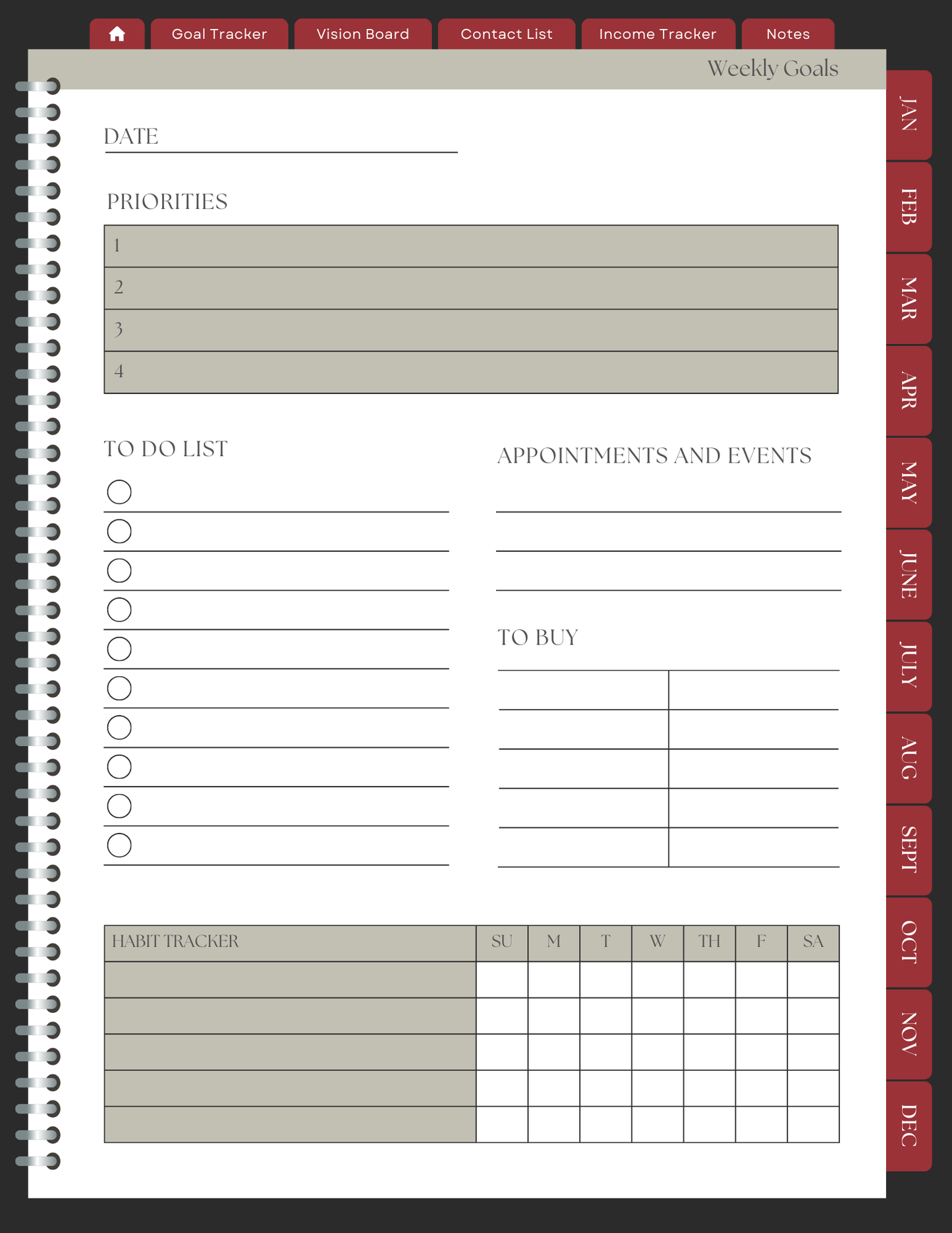 1967 Shelby GT5000 2025 Digital Planner