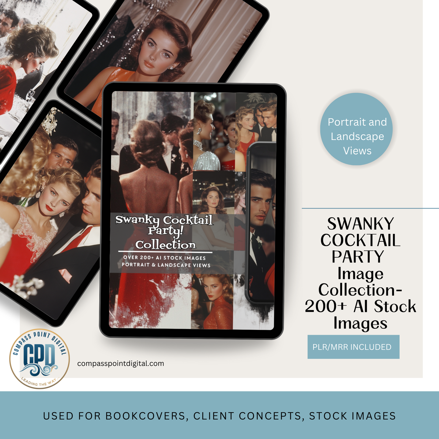 Swanky Cocktail Party! Collection 200+ AI Stock Images