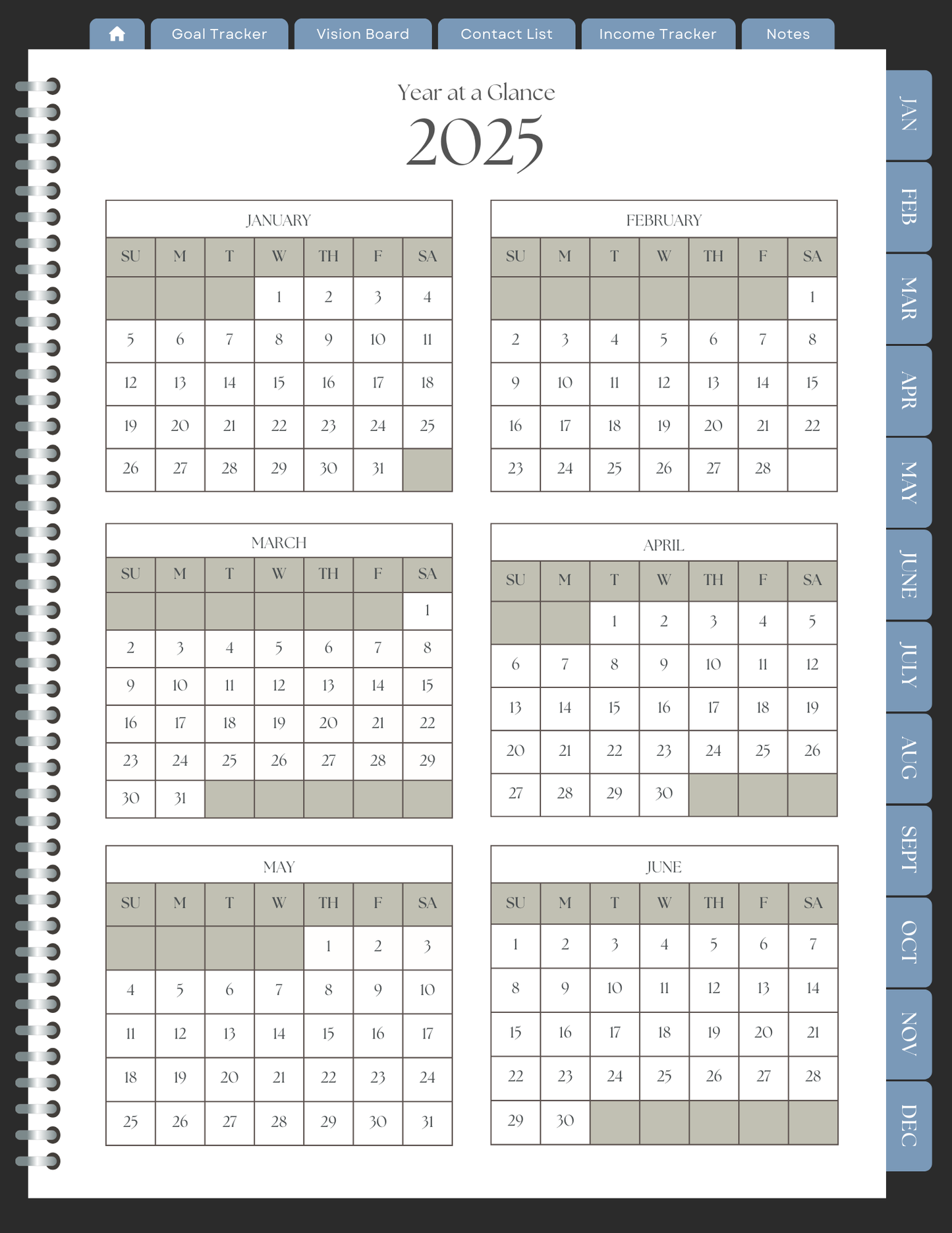 1970 Plymouth HEMI Cuda 2025 Digital Planner