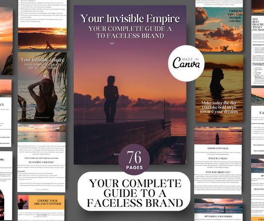 Your Invisible Empire eBook: Your Complete Guide to a Faceless Brand