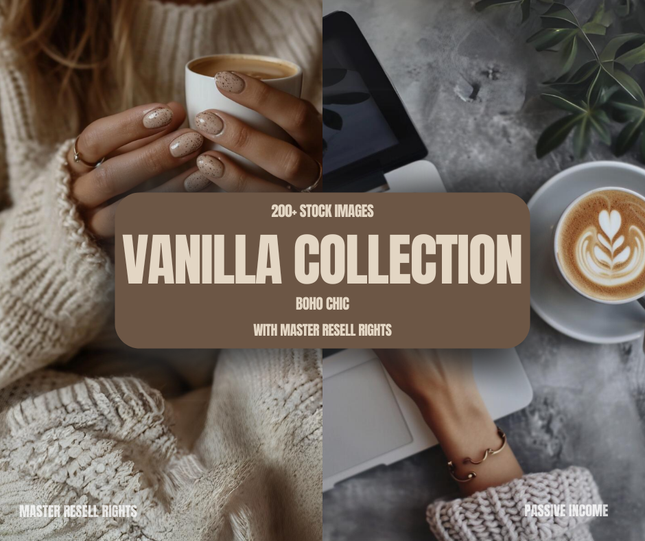 200 Vanilla Stock Photos by Compass Point Digital, a versatile collection of minimalist, neutral-themed images perfect for enhancing blogs, websites, and marketing materials with a clean and professional aesthetic.