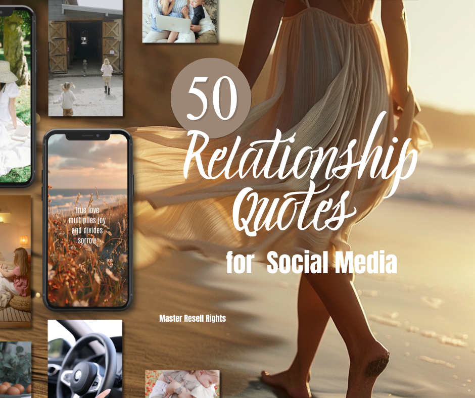 50 Relationship Quotes for Social Media by Compass Point Digital, a curated collection of inspiring and heartfelt quotes designed to boost engagement and shareability on social media platforms, perfect for individuals and businesses in the relationship and wellness niches