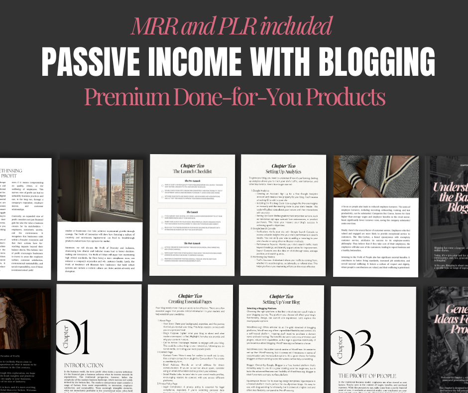 Generate Passive Income with Blogging: Step-by-Step Guide to Build a Profitable Blog