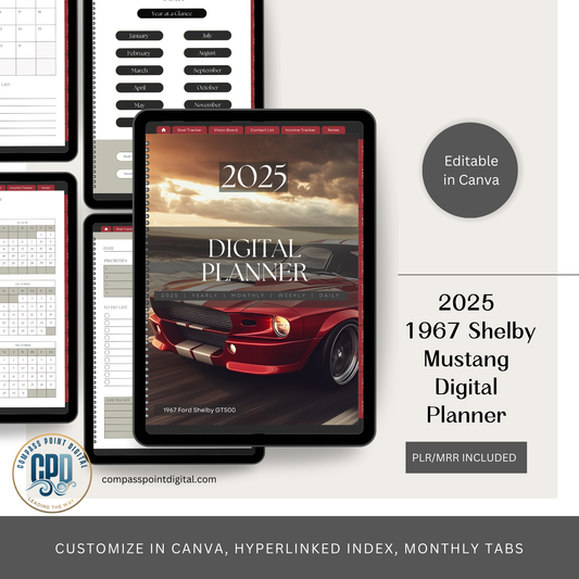 1967 Shelby GT5000 2025 Digital Planner